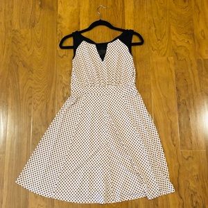 Enfocus studio polka dot dress.